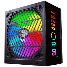 Fonte Cooler Master XG650 Plus Platinum, ARGB, 650W, 80 Plus Platinum, PFC Ativo, Full Modular, MPG-6501-AFBAP-XWO