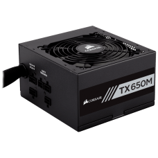 Fonte Corsair TX650M 650W, 80 Plus Gold, PFC Ativo, Semi Modular, CP-9020132-WW