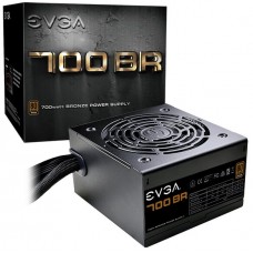 Fonte EVGA 700 BR 700W, 80 Plus Bronze, PFC Ativo, 100-BR-0700-K1