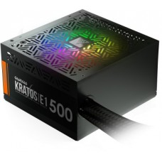 Fonte Gamdias Kratos E1 500W RGB, 80 Plus White
