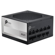 Fonte MSI PRO A850PL PCIE5, 850W, 80 Plus Platinum, Cybenetics Platinum, ATX 3.1, PFC Ativo, Full Modular, Preto, PROA850PL