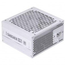 Fonte PCYES Shocker White Ghost, 500W, Full Modular, 80 Plus White, Branca, FM500WWG - Open Box