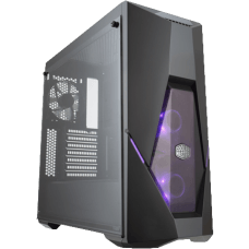 Gabinete Gamer Cooler Master Masterbox K500 RGB, Mid Tower, Vidro Temperado, Black, Sem Fonte, Com 3 Fans, MCB-K500D-KGNN-S00