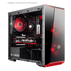 Gabinete Gamer Cooler Master MasterBox Lite 3.1, Mini Tower, Black, Sem Fonte, Com 1 Fan, MCW-L3B3-KANN-01