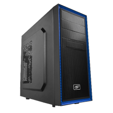 Gabinete Gamer DeepCool Tesseract BF, Mid Tower, Com 1 Fan, Black, Sem Fonte, DP-CCATX-TSRBFBK