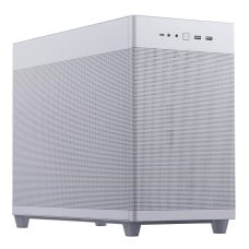 Gabinete Gamer Asus Prime AP201, Mini Tower, Mesh, MATX, Branco, Com 1 Fan, 90DC00G3-B30000