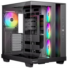 Gabinete Gamer Be Quiet Light Base 500 LX Black, ARGB, Mid Tower, ATX, Vidro Temperado, Com 4 Fans, Preto, BGW85