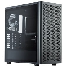 Gabinete Gamer Cooler Master Elite 502 Lite, Vidro Temperado, Mid Tower, ATX, Com 1 Fan, Preto, E502L-KGNN-S00