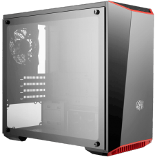 Gabinete Gamer Cooler Master, Masterbox Lite 3.1 TG, Mini Tower, Vidro Temperado, Black, Sem Fonte, Com 1 Fan