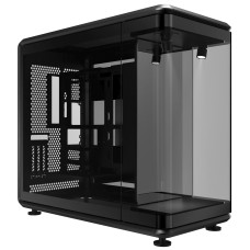 Gabinete Gamer Cooler Master MasterFrame 360 Panorama, Vidro Temperado, Mid Tower, ATX, Sem Fans, Preto, MF360-KINN-S00