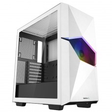 Gabinete Gamer DeepCool Cyclops WH, Mid Tower, Vidro Temperado, E-ATX, White, Sem Fonte, Com 1 Fans, R-WHAAE1-C-1