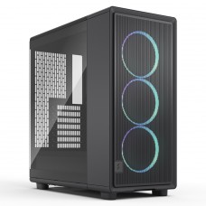 Gabinete Gamer Fractal Design Epoch, RGB, Mid Tower, Vidro Temperado, ATX, Sem Fonte, Com 3 Fans, Preto, FD-C-EPO1A-04