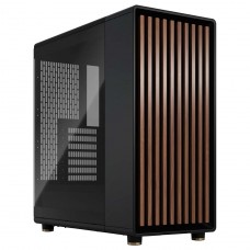 Gabinete Gamer Fractal Design North Chalk TG, Mid Tower, Vidro Temperado, ATX, Sem Fonte, Com 2 Fans, Black, FD-C-NOR1C-02