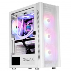 Gabinete Gamer Galax Revolution-06, Mid Tower, Vidro Temperado, ATX, Com 4 Fans, Branco, CGG6AGWA4B0-GLXG