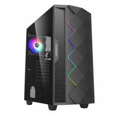 Gabinete Gamer Gamemax Revolt 3606, RGB, Mid Tower, Vidro Temperado, White,  Sem Fonte, Com 3 Fans