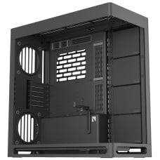 Gabinete Gamer HAVN HS 420, Mid Tower, Vidro Temperado, E-ATX, Sem Fonte, Sem Fans, Preto, HVN-CA-HS420-06
