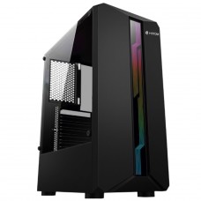 Gabinete Gamer Hayom GB1724, Mid Tower, Vidro Temperado, ATX, Sem Fonte, Sem Fans, Preto