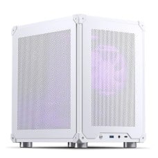 Gabinete Gamer Jonsbo C6 White, Mini Tower, M-ATX, Sem Fonte, Sem Fans, Branco