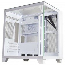 Gabinete Gamer K-MEX Aquario Visão CG-W725, Mid Tower, Vidro Temperado, m-ATX, Sem Fan, Branco, CGW725RH002CB0X