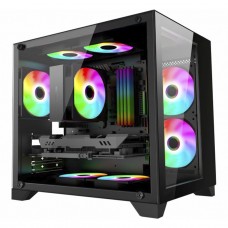 Gabinete Gamer K-MEX Space Z, Mini Tower, Vidro Temperado, M-ATX, Sem Fonte, Sem Fan, CG01ADRH001CB0X