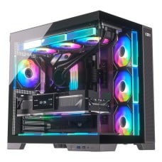 Gabinete Gamer Kalkan Asgard Evo, Mid Tower, Vidro Temperado, ATX, Sem Fonte, Sem Fans, Preto, KLK084