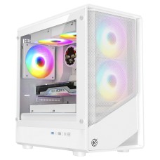 Gabinete Gamer Kalkan Joturn Pro, Mid Tower, Vidro Temperado, M-ATX, Sem Fonte, Sem Fans, Branco, KLK00078