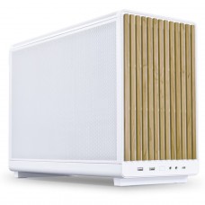 Gabinete Gamer Lian Li 011 A3-mATX WD White, Mini Tower, Aço, M-ATX, Sem Fonte, Sem Fan, Branco