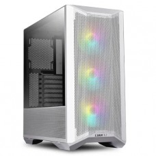 Gabinete Gamer Lian Li, Lancool II Mesh RGB, Mid Tower, Vidro Temperado,  White, Sem Fonte, Com