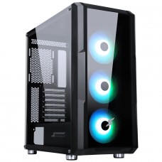 Gabinete Gamer SuperFrame Hazy, Mid Tower, RGB, Vidro Temperado, E-ATX ...