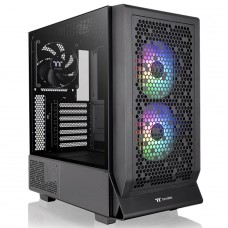 Gabinete Gamer Thermaltake Ceres 330 TG ARGB, Mid Tower, Vidro Temperado, E-ATX, Black, Sem Fonte, Com 3 Fans, CA-1Y2-00M1WN-01