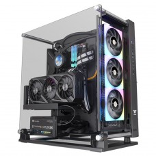 Gabinete Gamer Thermaltake Core P3 TG Pro, Mid Tower, Vidro Temperado, Black, Sem Fonte, Sem Fan, CA-1G4-00M1WN-09
