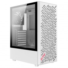 Gabinete Gamer XPG Valorair, Mid Tower, Vidro Temperado, Sem Fonte, Com 4 Fans, White, VALORAIRMT-WHCWW