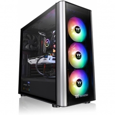 Gabinete Gamer Thermaltake Level 20 MT Argb, Mid Tower, Com 4 Fans, Vidro Temperado, Black, Sem Fonte, CA-1M7-00M1WN-00