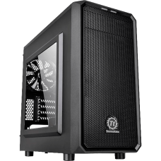 Gabinete Gamer Thermaltake Versa H15, Mini Tower, Com 1 Fan, Black, S-Fonte, CA-1D4-00S1WN-00