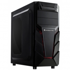 Gabinete Gamer Xigmatek Soundwave, Mid Tower, Com 2 Fans, Black, S-Fonte