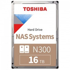 HD Toshiba N300 16TB, 7200RPM, 512MB, NAS, 3.5, Aplicação em IA, HDWG51GXZSTA
