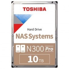 HD Toshiba N300 PRO 10TB, 7200RPM, 512MB, NAS, 3.5, Aplicação em IA, HDWG71AXZSTB