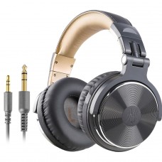 Headphone Profissional OneOdio Studio DJ PRO 10 Grey, Drivers De 50mm, 3.5mm/6.3mm, Cinza