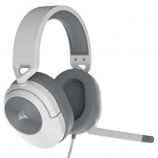 Headset Gamer Corsair HS55 Surround, Drivers de 50mm, 3.5mm, Branco, CA-9011266-NA