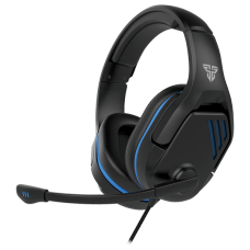 Headset Gamer Fantech Valor, 3.5mm + USB, Black/Blue, MH86