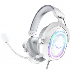 Headset Gamer Fifine AmpliGame H13, 7.1 Surround, RGB, USB, Branco