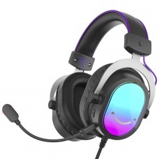Headset Gamer Fifine AmpliGame H16, 7.1 Surround, RGB, USB, Black