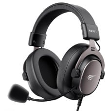 Headset Gamer Havit H2015SE, 3.5mm, Drivers de 53mm, Microfone Removível, Black Ochre