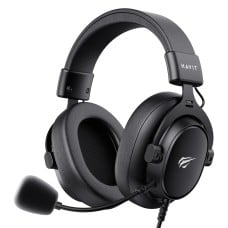 Headset Gamer Havit H2015SE, 3.5mm, Drivers de 53mm, Microfone Removível, Preto