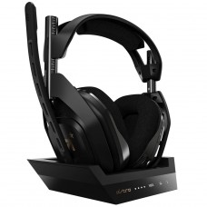 Headset Gamer Logitech Astro A50 Sem Fio + Base, Para Xbox, PlayStation e PC/MAC, Preto, 939-001681