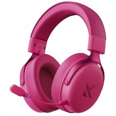 Headset Gamer MCHOSE V9 Pro, Wireless, Bluetooth, Drivers de 53mm, Surround 7.1, Rosa, HW-V9-6