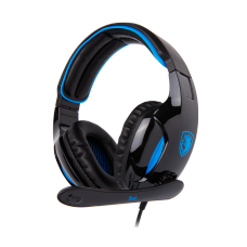 Headset Gamer Sades Sa-902 Snuk, Surround 7.1, Black/Blue, Sa-902