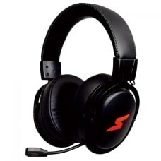 Headset Gamer SuperFrame AIR Pro, RGB, Surround 7.1, Wireless, Bluetooth, Drivers de 50mm, Black, SF-HS-AP7WRU - Open Box