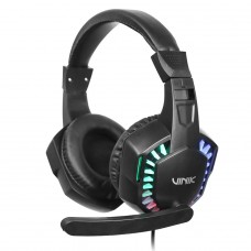  Headset Gamer Vinik Guardian, Rainbow, USB/3.5mm, Drivers de 40mm, Preto, VKHSGGDP