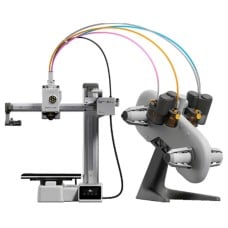 Impressora 3D Bambu Lab A1 Mini + AMS Lite (Combo), Bivolt, Área de Impressão 180x180x180mm, Wi-Fi, Branco, PF002-M+SA005-BRA